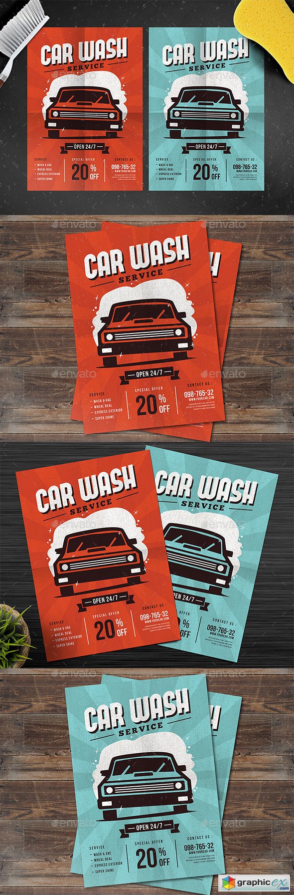 Car Wash Service Flyer
