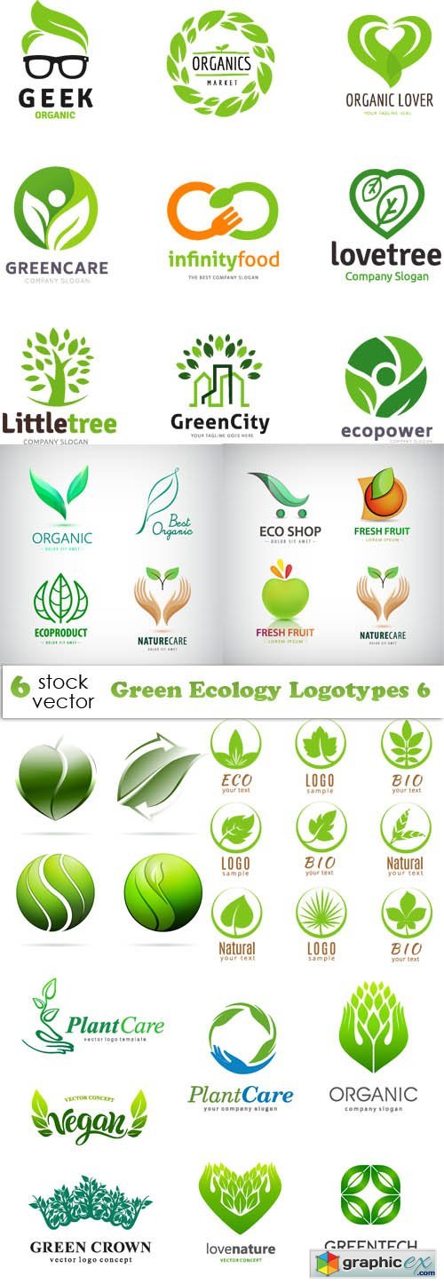 Green Ecology Logotypes 6