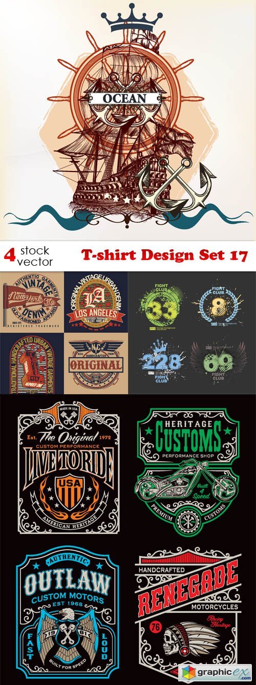 T-shirt Design Set 17