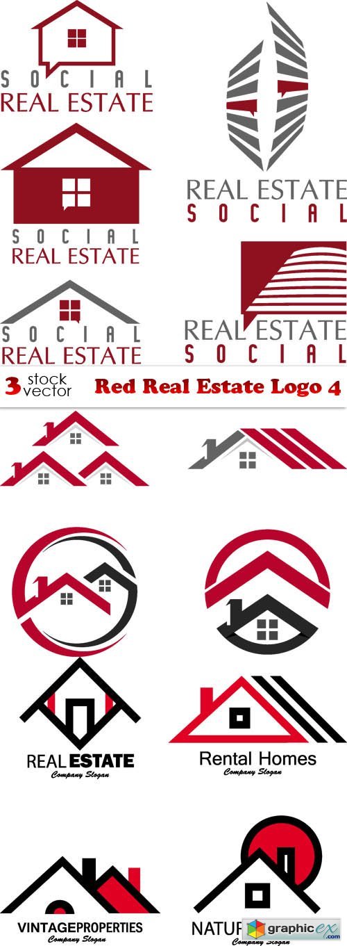 Red Real Estate Logo 4