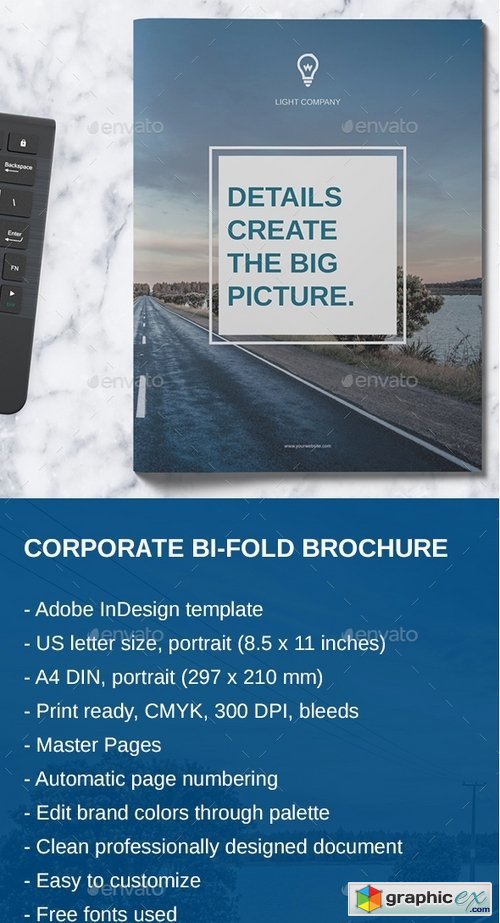 Corporate Bi-fold Brochure 18513772