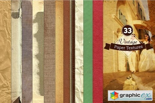 33 Vintage Paper Textures