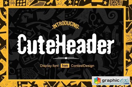 Cute Header Display Font