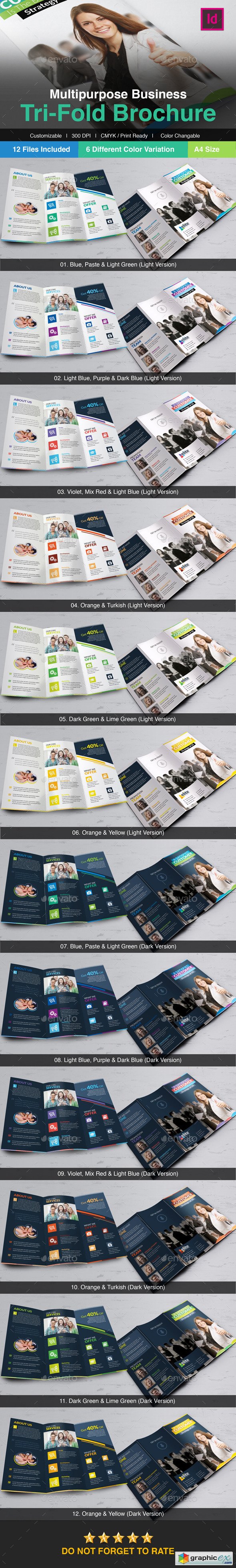 Elite Multipurpose Business Tri-Fold Brochure