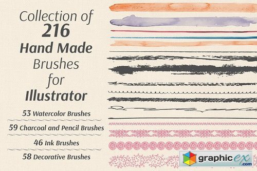 Collection of Hand Made Brushes