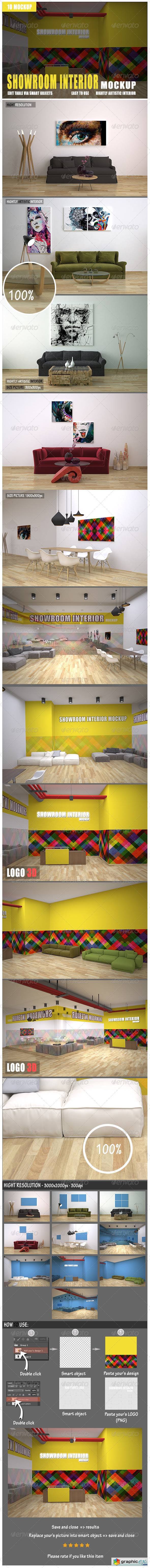 Showroom Interior Mockup