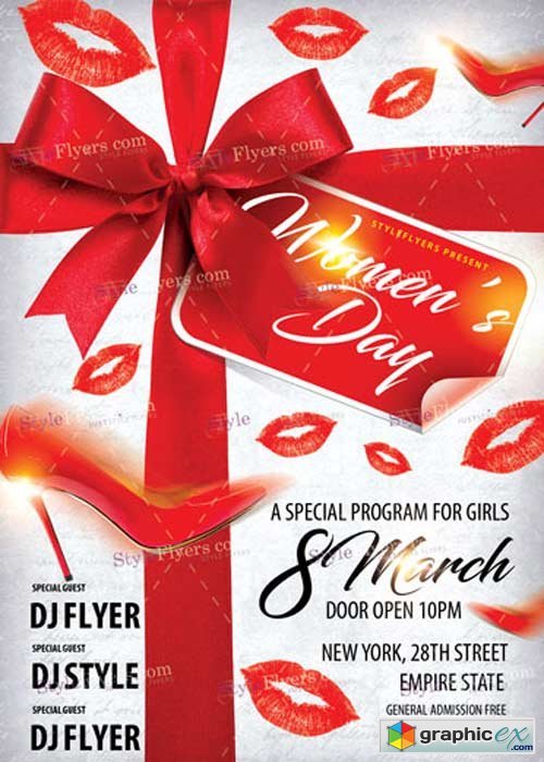 Womens Day Party V16 PSD Flyer Template