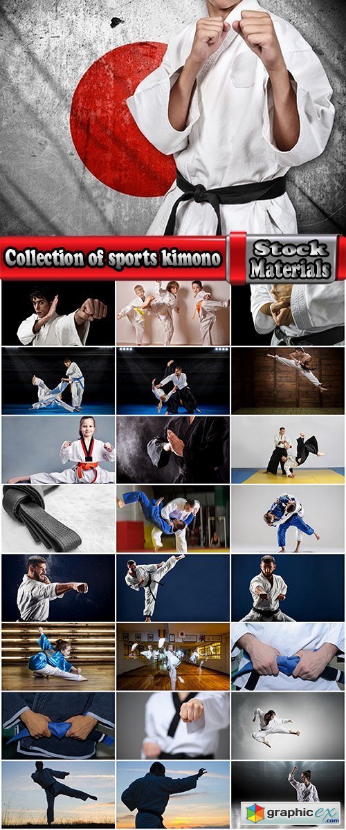 Collection of sports kimono karate judo fight 25 HQ Jpeg