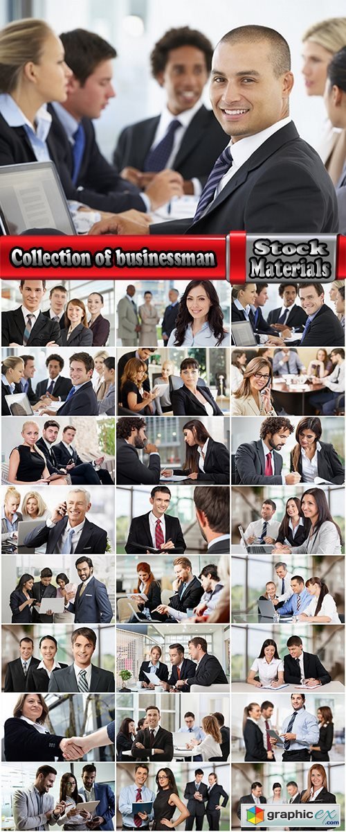 Collection of businessman business team strategy planning conference 25 HQ Jpeg
