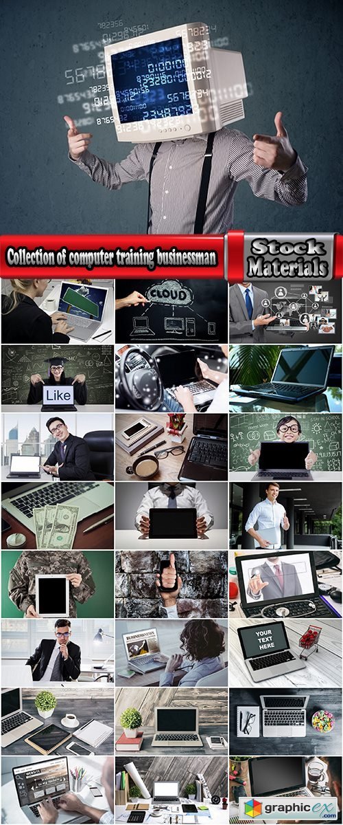 Collection of computer training businessman communication technology 25 HQ Jpeg