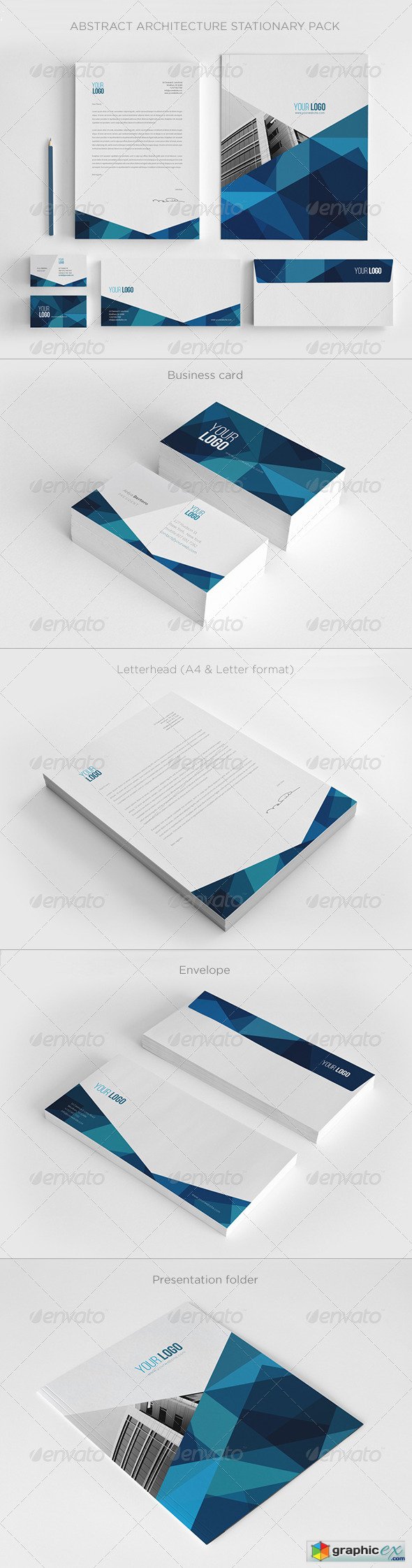 Abstract Architecture Stationery Pack 7205071