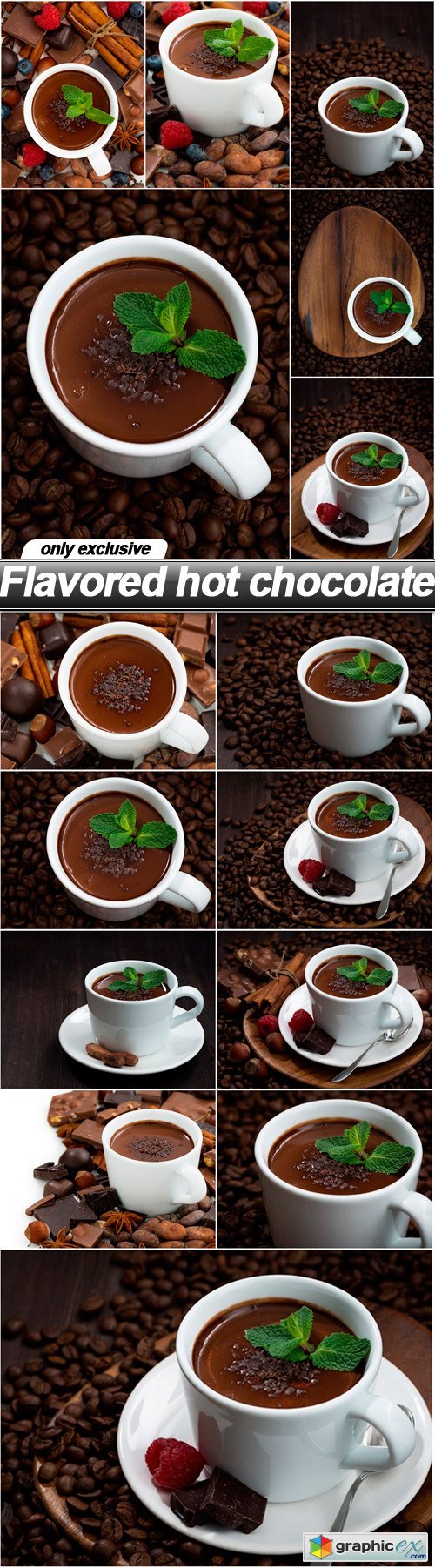 Flavored hot chocolate - 15 UHQ JPEG