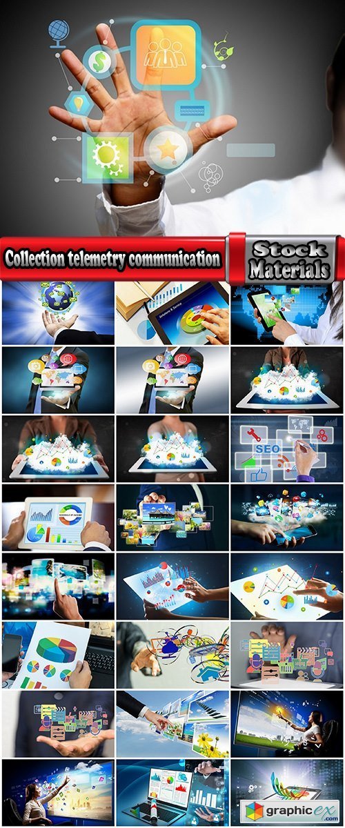 Collection telemetry communication product range of high-tech Internet technology computer gadget 25 HQ Jpeg