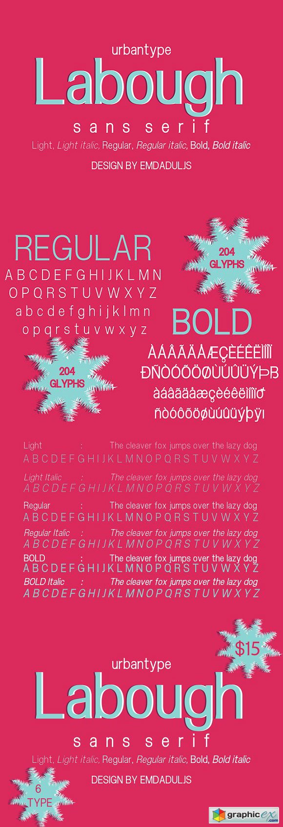Labough Family Fonts