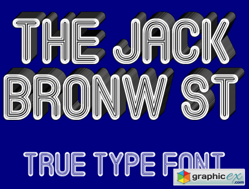 The Jack Bronw St font