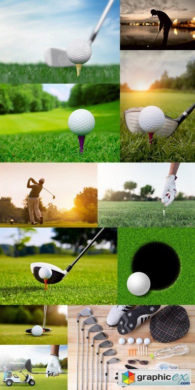 Golf Ball - 11 x JPEGs