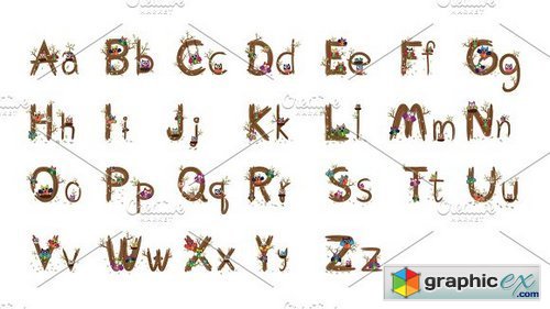 A-Z Owl letter Design Vector