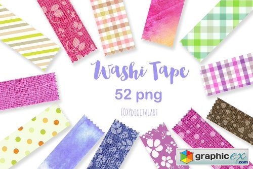 Washi Tape Strips