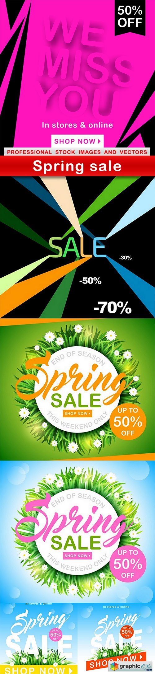 Spring sale - 6 EPS