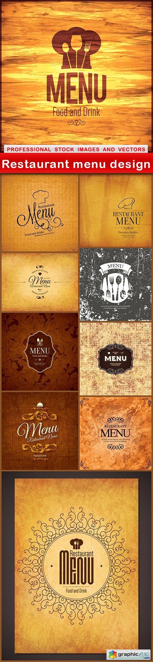 Restaurant menu design - 10 EPS