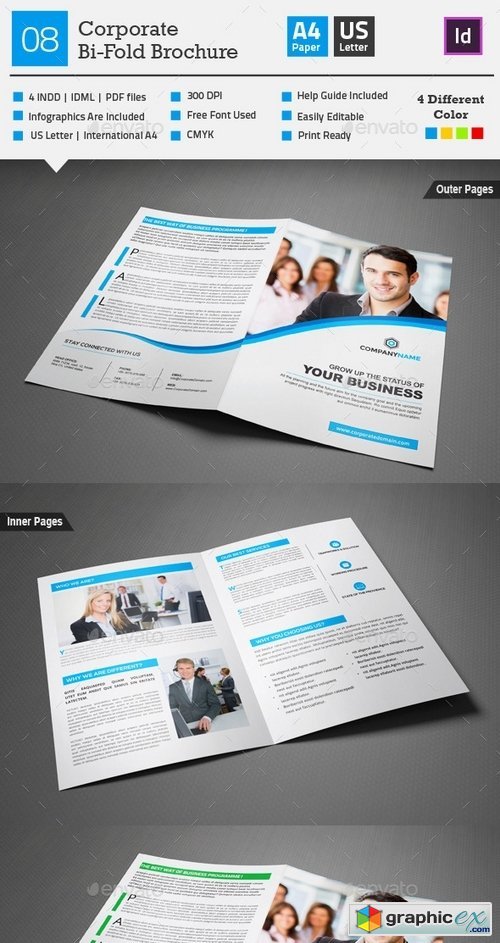 Corporate Bi-fold Brochure 08