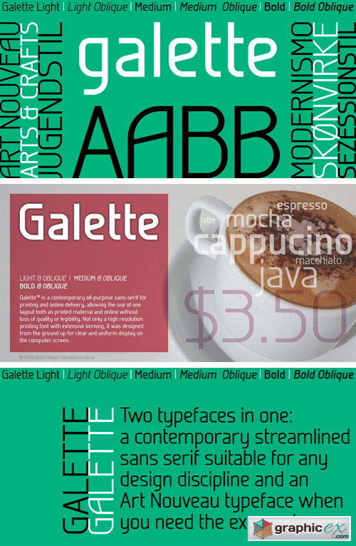Galette Font Family