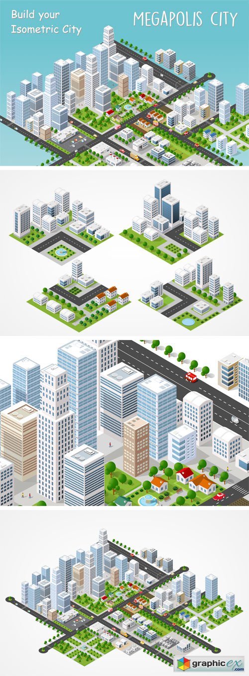 Modern 3D City