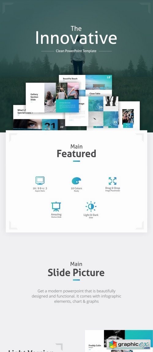The Innovative Clean PowerPoint Template