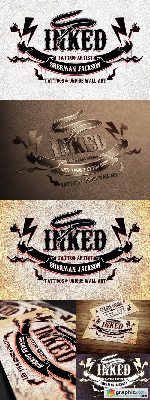 Inked Tattoo Artist Logo