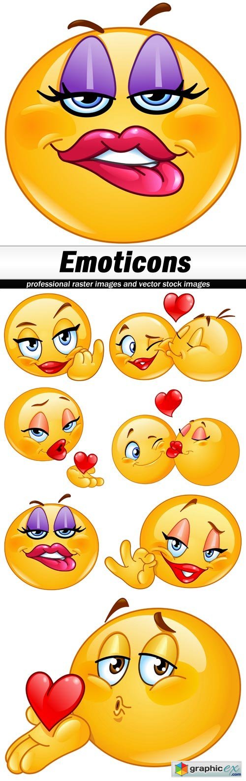 Emoticons - 7 EPS