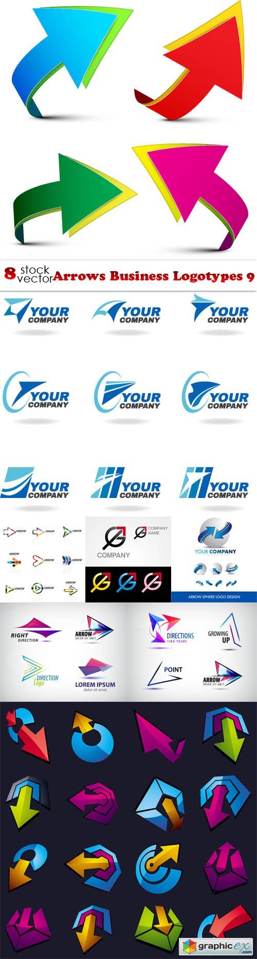 Arrows Business Logotypes 9