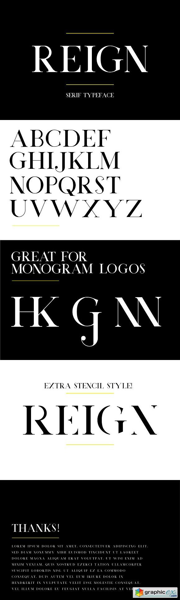 Reign Serif Typeface