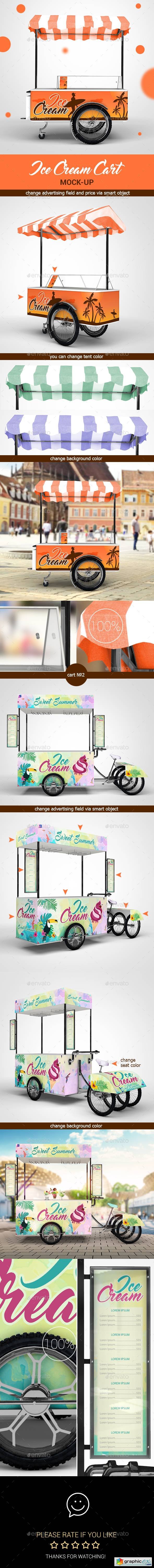 Ice Cream Cart Mock-Up
