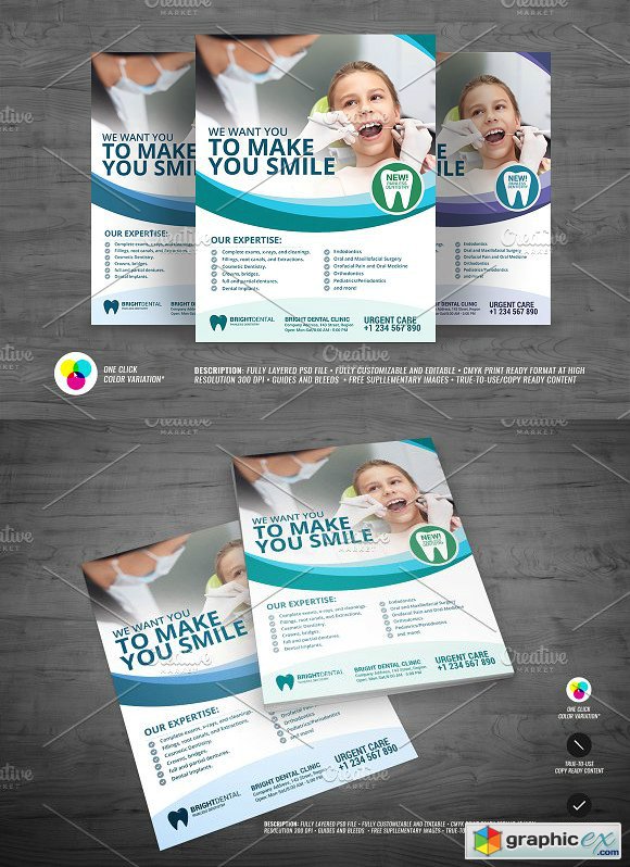 Dental Care and Services Flyer