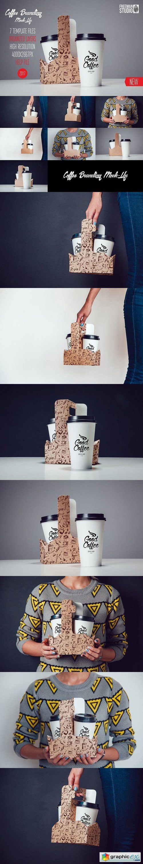Coffee Branding Mock-Up Vol. 4