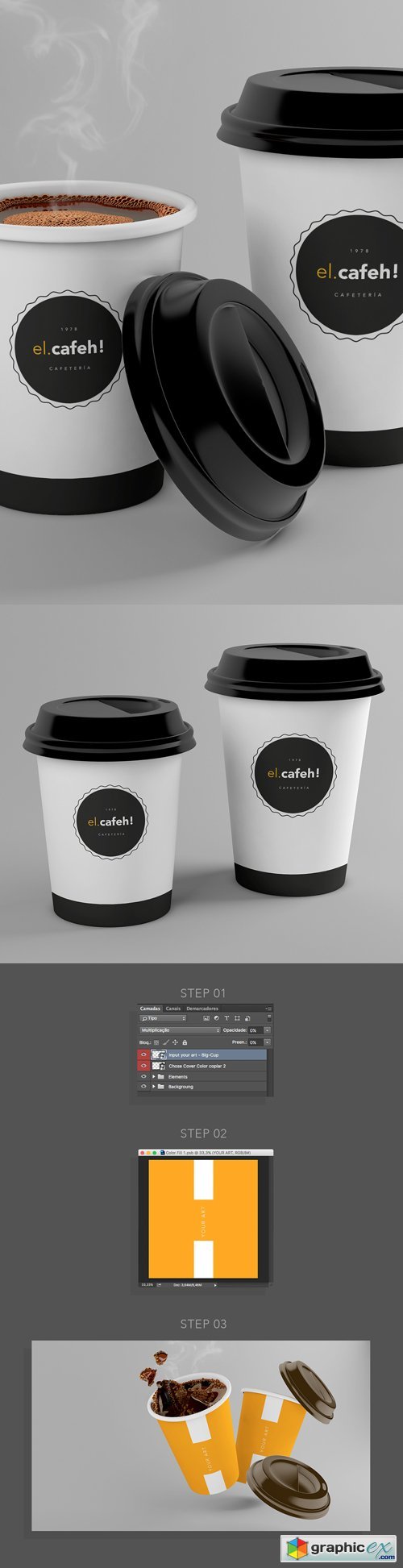 Coffee Cup Mockup, part 9