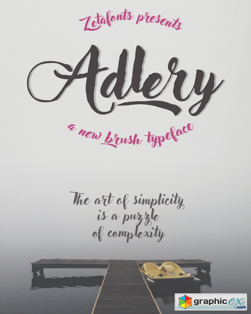 Adlery Brush Font