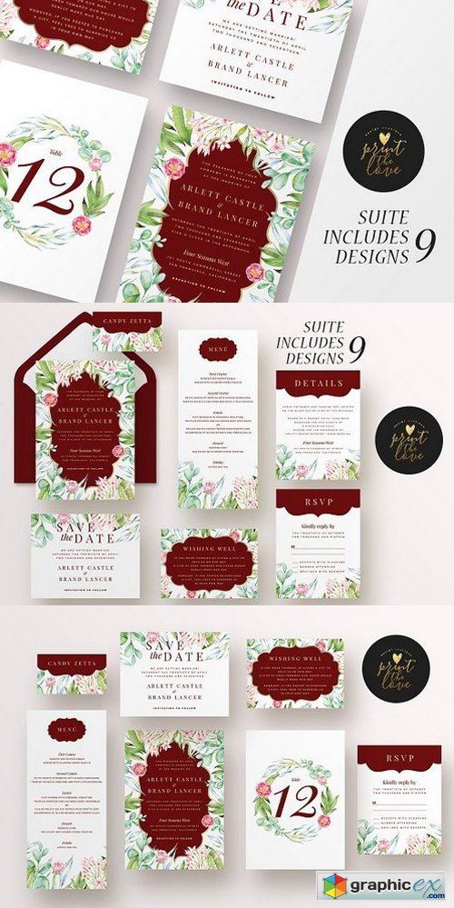 Wedding Invitation Suite - Majestic