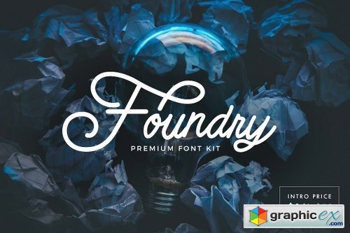 (30% OFF) Foundry Font Pack