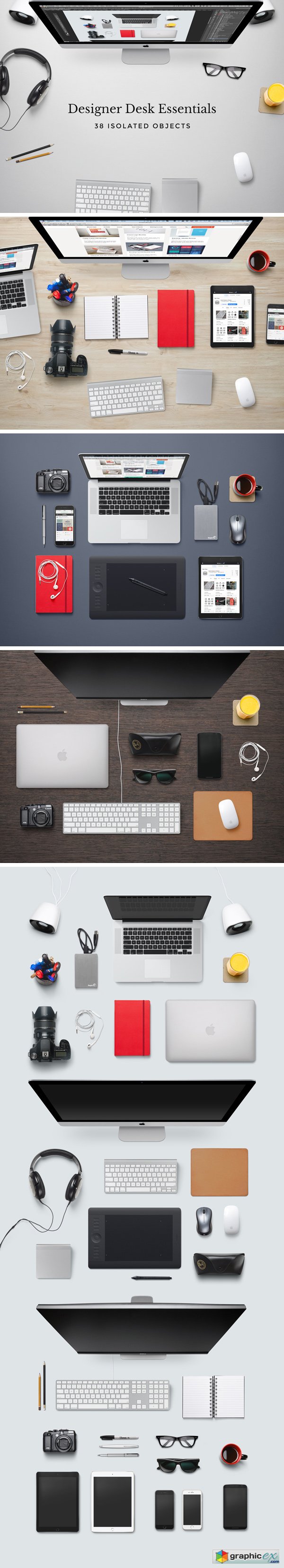 Designer Desk Essentials 5xPSD