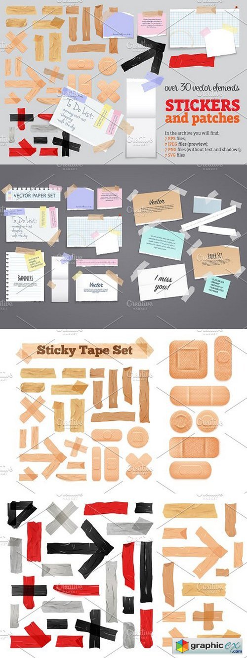 Sticky Tape and Plaster Set