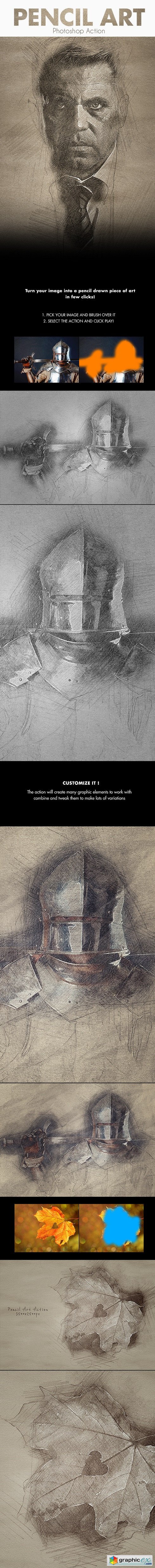 Pencil Art - Photoshop Action