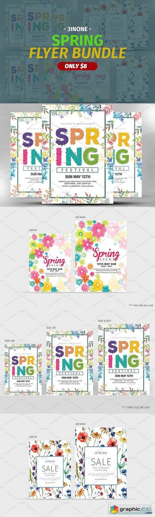 Spring Flyer Bundle 1303641