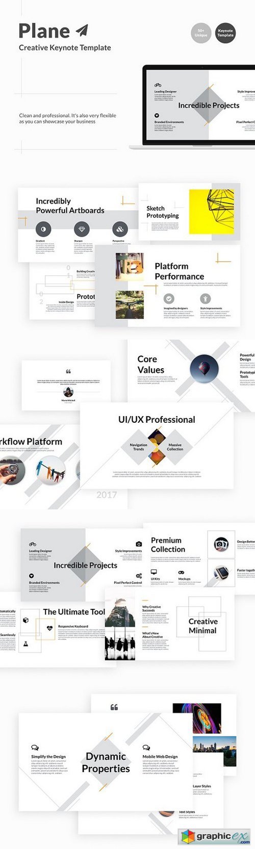 Plane - Creative Keynote Template