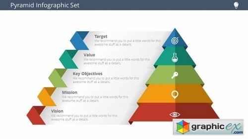 Pyramid Infographic Set Vol 1