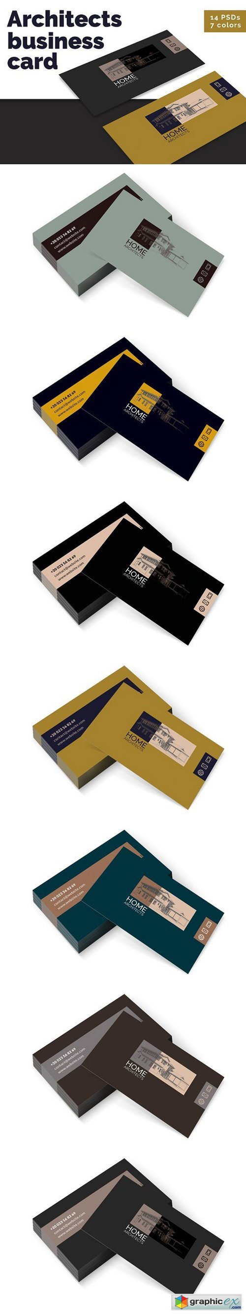 Architects Business Cards Templates