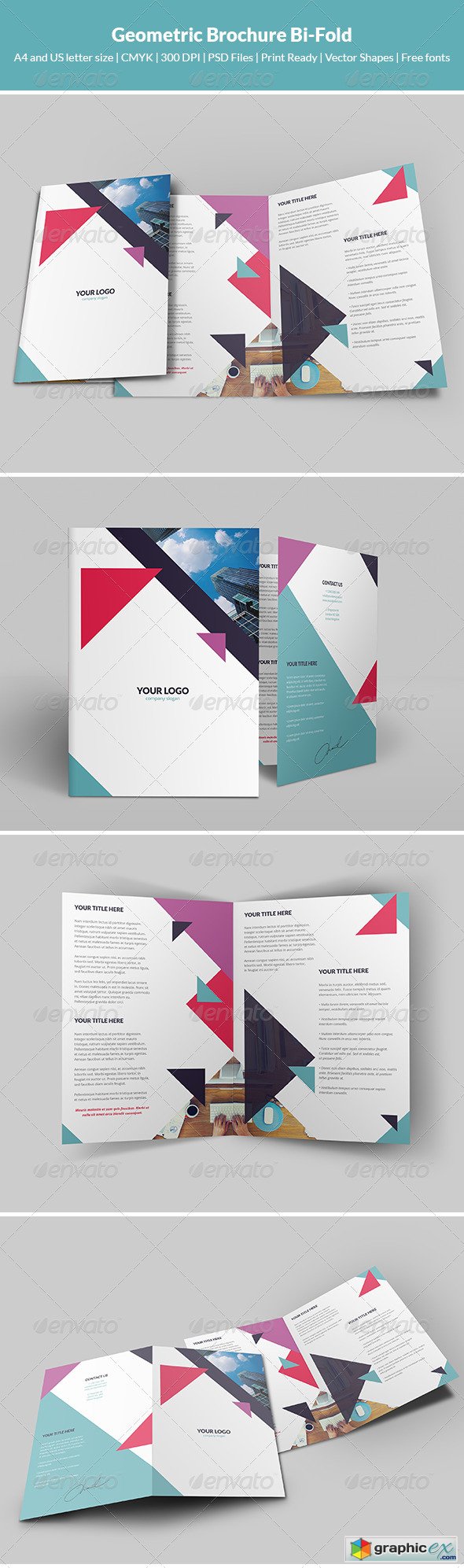 Geometric Brochure Bi-Fold