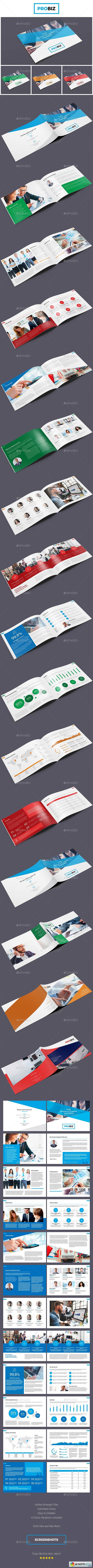 ProBiz  Business and Corporate Annual Report Horizontal