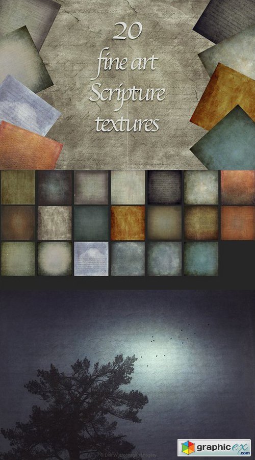 SCRIPTURES - 20 fine art textures