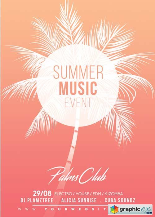 Summer Music Event V22 Flyer Template